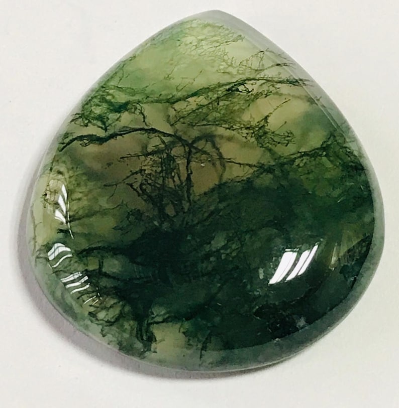 Natural Moss Agate gorgeous see view gemstone cabochon moss agate cabochon agate gemstone loose gemstone for jewellery gift for her cabs