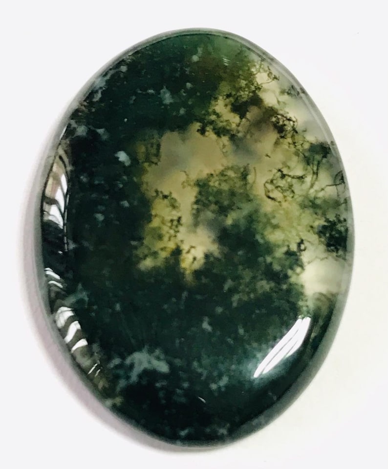 Natural Moss Agate gorgeous see view gemstone cabochon moss agate cabochon agate gemstone loose gemstone for jewellery gift for her cabs
