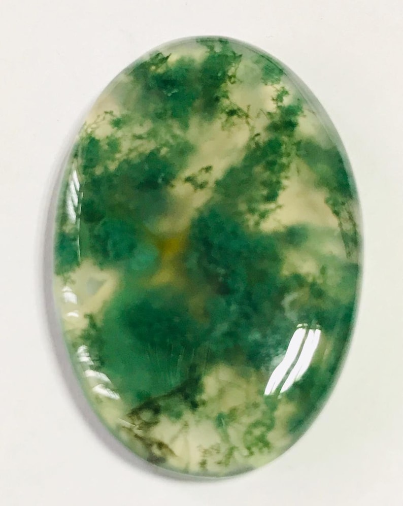 Natural Moss Agate gorgeous see view gemstone cabochon moss agate cabochon agate gemstone loose gemstone for jewellery gift for her cabs