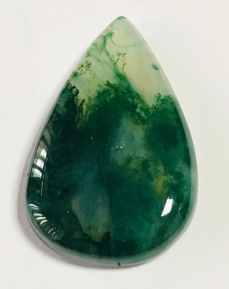 Natural Moss Agate gorgeous see view gemstone cabochon moss agate cabochon agate gemstone loose gemstone for jewellery gift for her cabs