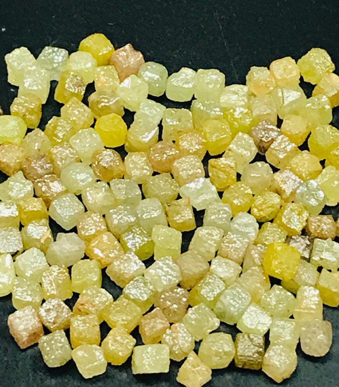 Raw Diamond Cubes, Multi Color Rough Diamonds (1.5 to 4mm) - Etsy