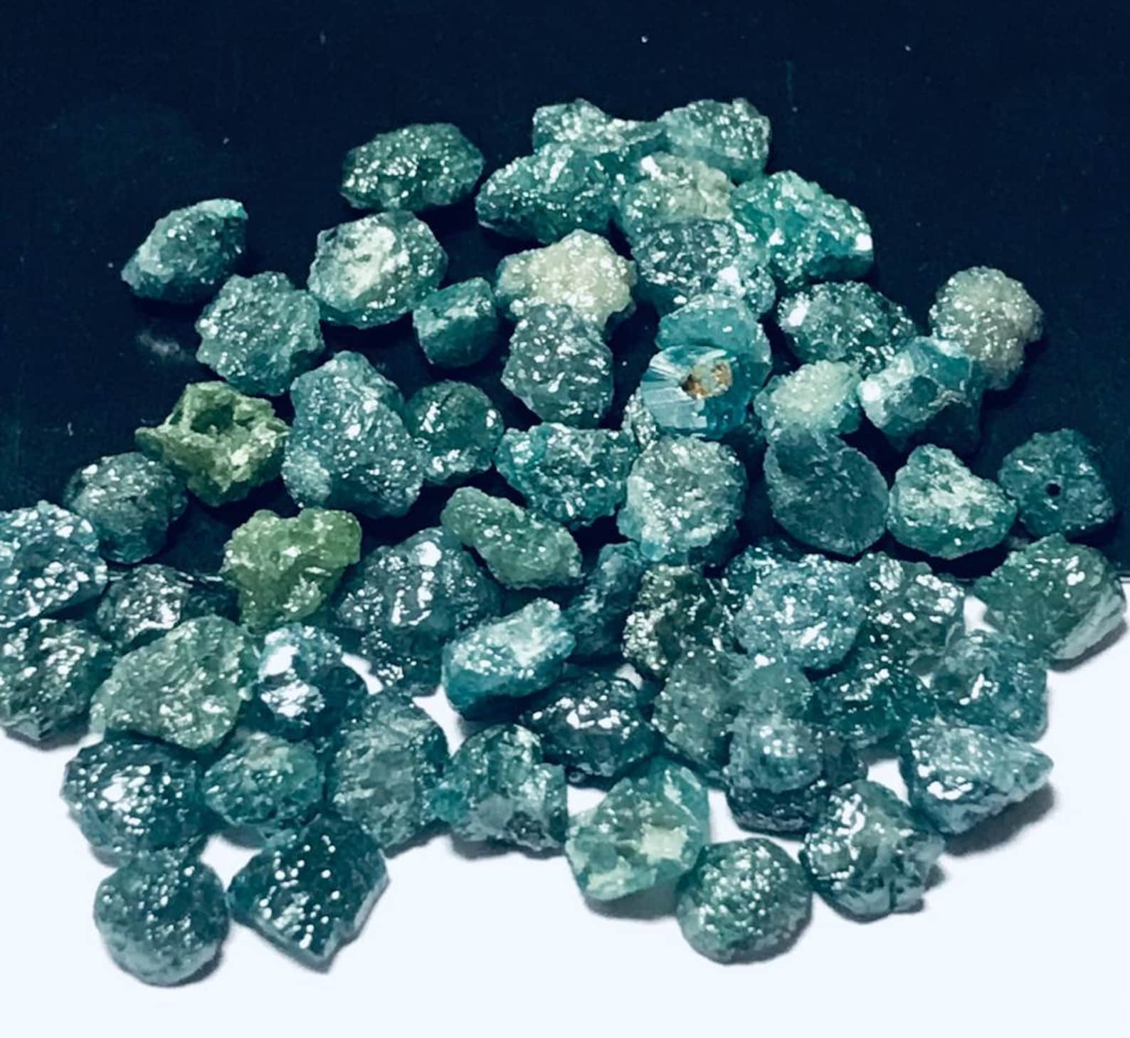 3mm to 5mm Raw Blue Diamond Natural Rough Blue Diamond Loose Etsy