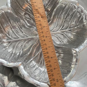 Vintage Wilton Armetale Pewter Majolica Cabbage Bowl