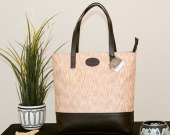 Women Vegan Leather Tote | shoulder bag | laptop bag | zipper tote | Huge Sale | gift for women | large purse | spacious Tote | Tote Bag