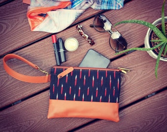 Women’s Vegan Leather Pouch | womens pouch | zipper pouch | cosmetic pouch | gift for her | gift for women | coin purse | anniversary gift