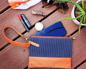 Women’s Vegan Leather Pouch | womens pouch | zipper pouch | cosmetic pouch | gift for her | gift for women | coin purse | anniversary gift