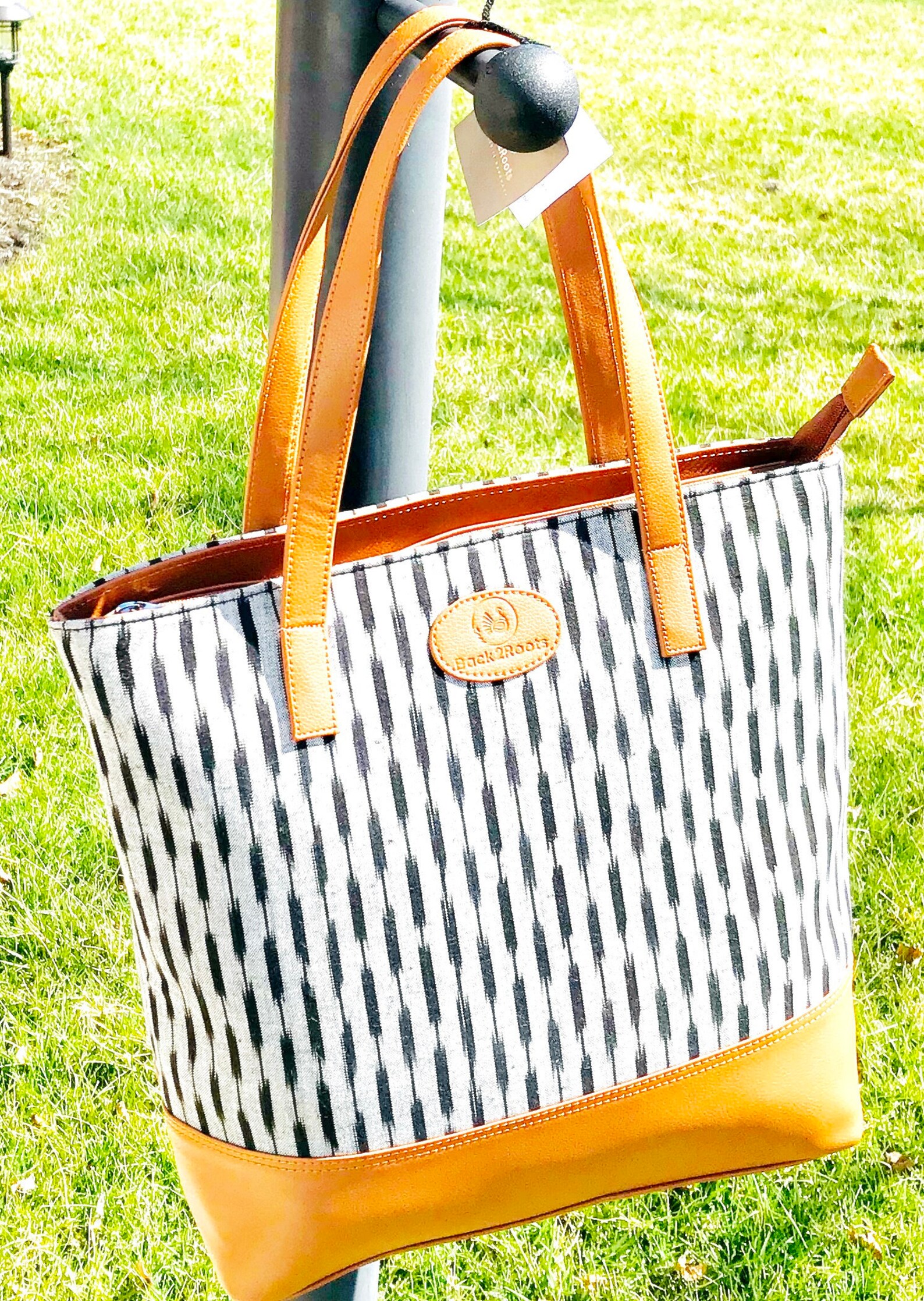 Women Vegan Leather Tote shoulder bag laptop bag zipper Etsy