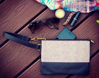 Women’s Vegan Leather Pouch | womens pouch | zipper pouch | cosmetic pouch | gift for her | gift for women | coin purse | anniversary gift