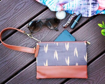 Women’s Vegan Leather Pouch | womens pouch | zipper pouch | cosmetic pouch | gift for her | gift for women | coin purse | anniversary gift