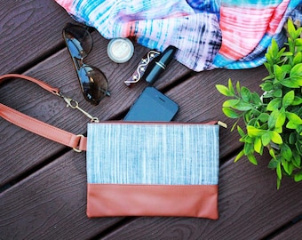 Women’s Vegan Leather Pouch | womens pouch | zipper pouch | cosmetic pouch | gift for her | gift for women | coin purse | anniversary gift