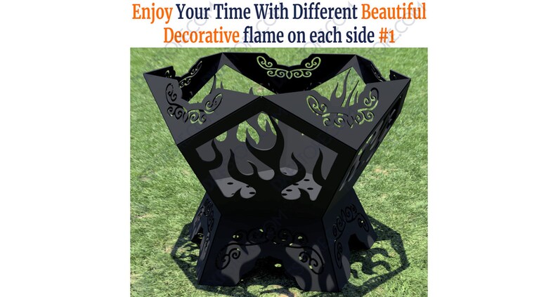 Pentagon Fire Pit 39 Width x 29 Height Fire Pit | Etsy