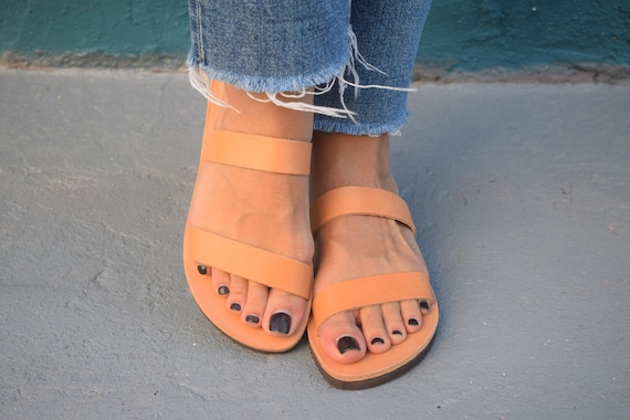 Slippers with shop two straps