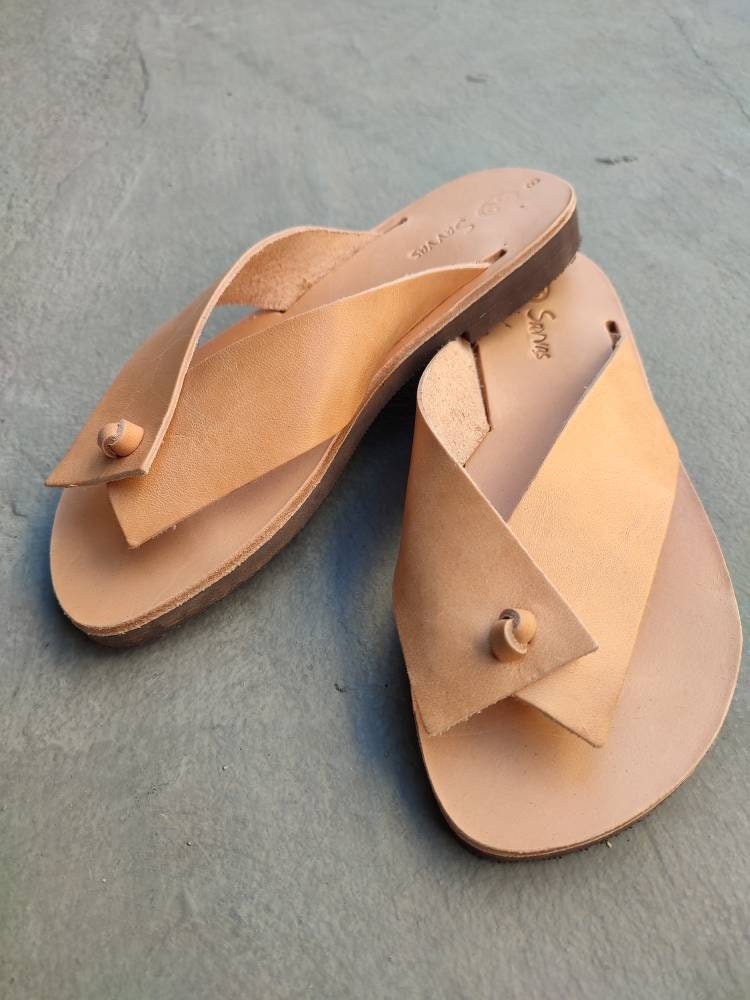 JAPANESE Flip Flop Sandals, Tokio Leather Slippers for Women
