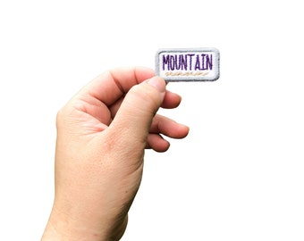 Mountain Mama Iron On Patch | Patches for Bags | Patches for Jean Jacket | Patches for Back to School