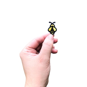 Bumblebee Iron On Patch | Patches for Bags | Patches for Jean Jacket | Patches for Back to School