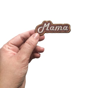 Boho Mama Embroidered Iron On Patch