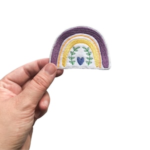Rainbow Iron On Patch | Patches for Bookbags | Patches for Jean Jacket | Patches for Back to School
