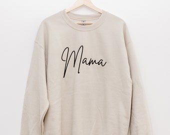 Custom Mother’s Day Embroidered Crewneck Sweatshirt | Grandma Gift | Mother-in-Law Gift