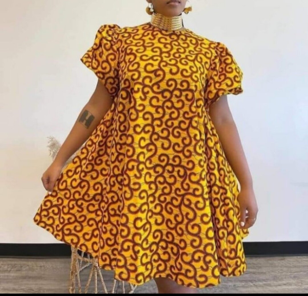 Jenny Circle Dress African Clothing for Women Ankara Print Etsy Canada