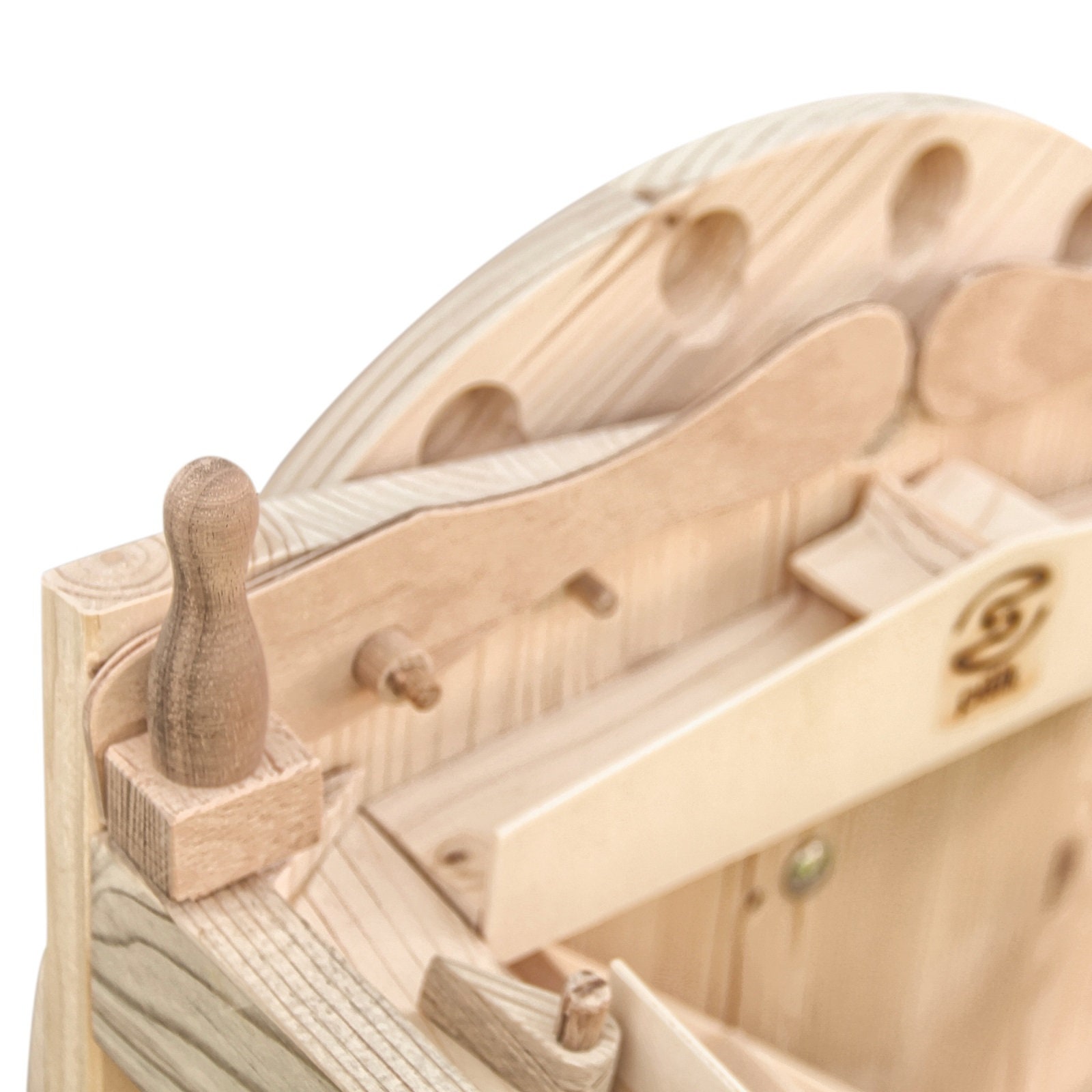 Wooden Marble Machine. Solid wood marble run toy. Mechanical Etsy