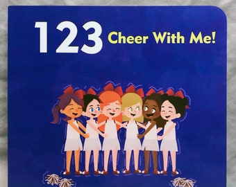 PREORDER >> 123 Cheer With Me! - Children's Cheerleading Counting Book