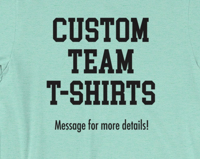 Custom Cheer Team Shirts for Practice/Games/Events