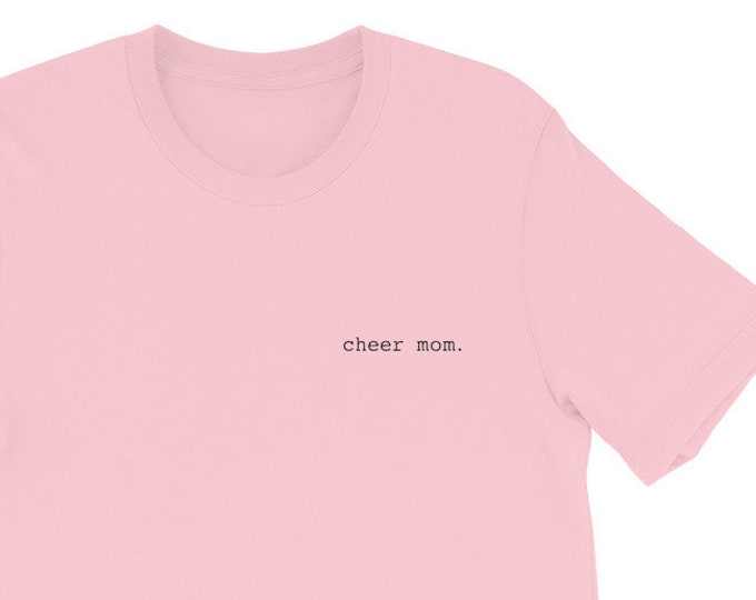 Cheer Mom Embroidered T-Shirt