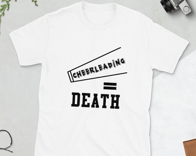 Cheerleading Equals Death Cheer Movie Shirt