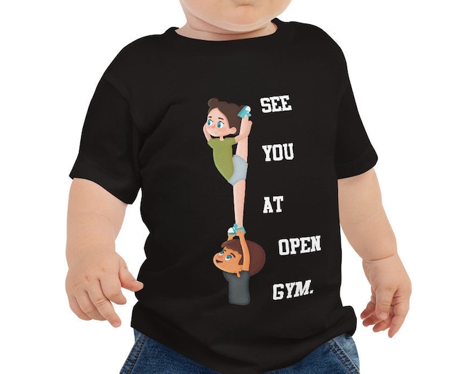 Open Gym Stunting Cheer Baby T-Shirt