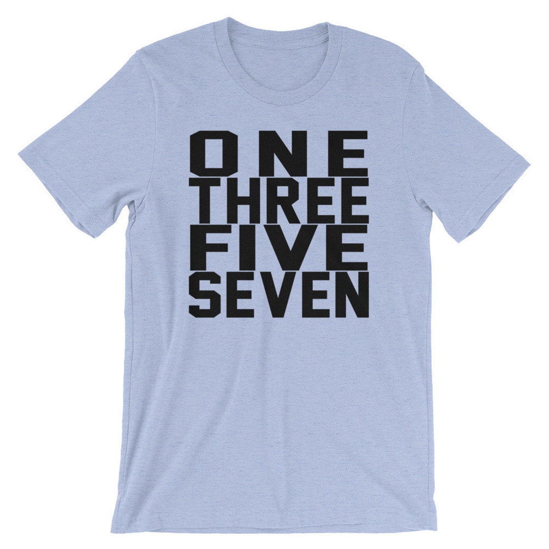 One Three Five Seven Eight Count Cheer T shirt Etsy
