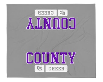 County Cheer Throw Blanket