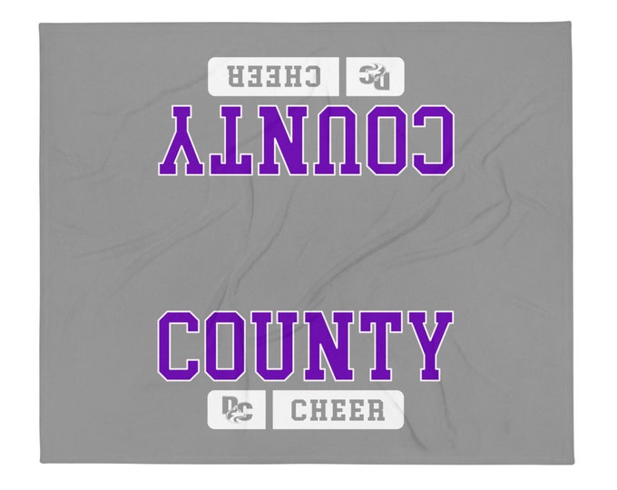 County Cheer Throw Blanket