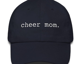 Cheer Mom - Embroidered Cotton Hat