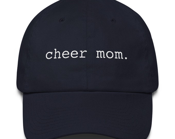 Cheer Mom - Embroidered Cotton Hat