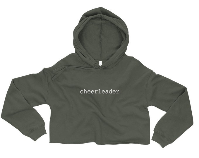 Cheerleader Crop Hoodie (Cheer Boutique)