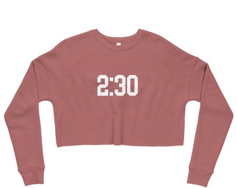 2:30 Cheerleading Competition Crop Sweatshirt