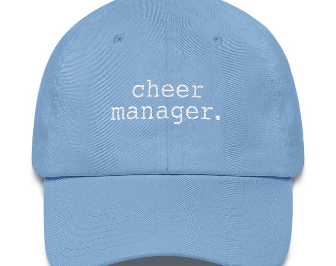 Cheer Manager Hat - Dad Cap Style
