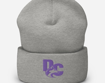 Purple DC Cuffed Beanie