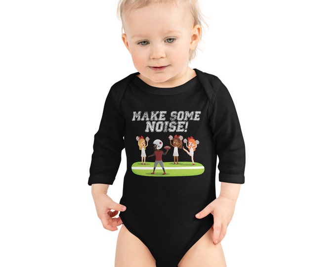 Make Some Noise for Game Day (Infant Long Sleeve Bodysuit)