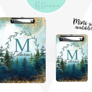 Handcrafted Floral Printed Clipboard (8 x 6 in) 01