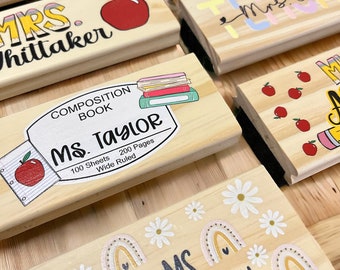 Personalized Chalkboard Whiteboard Eraser Teachers Appreciation New Teacher Gift from Student Teachers Eraser Back to School Gift