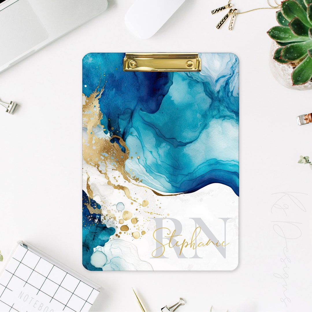 Personalized Clipboard Initial Clipboard Floral Clipboard Gift Teacher