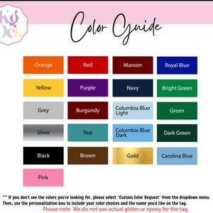 Personalized Pom Pom Bag Tag - Custom Name Tag for Backpacks, Cheer Bags, Sports Teams, School Spirit Gift, Acrylic Bag Tag image 5