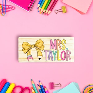 Personalized Chalk White Board Eraser Teachers Appreciation New Teacher Gift from Student Cute Gift for Teachers Eraser Back to School Gift