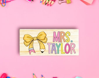 Personalized Chalk White Board Eraser Teachers Appreciation New Teacher Gift from Student Cute Gift for Teachers Eraser Back to School Gift
