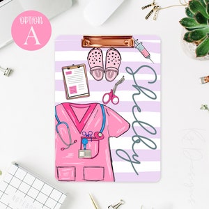 Personalized Clipboard Initial Clipboard Floral Clipboard Gift Teacher Nurse Gift Custom clipboard