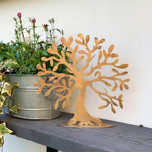 Tree Of Life - Rusty Tree Of Life - Rusty Ornament - Metal Gift - House Ornament - Rusty Gift - House Decor