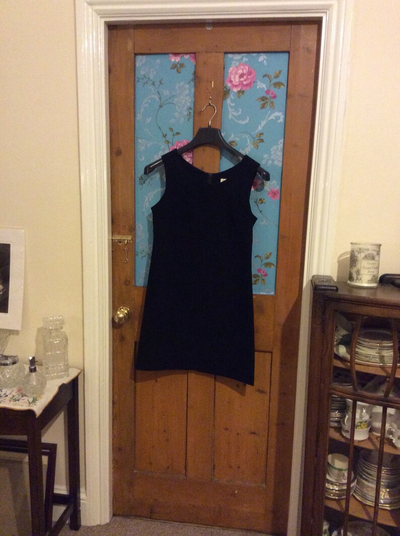 Vintage Casali Black Suede Mod Dress