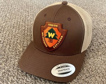 Wilderness Explorer Hat SnapBack Trucker Mesh Cap Handcrafted in Florida!