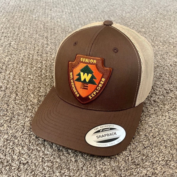 Wilderness Explorer Hat SnapBack Trucker Mesh Cap Handcrafted in Florida!